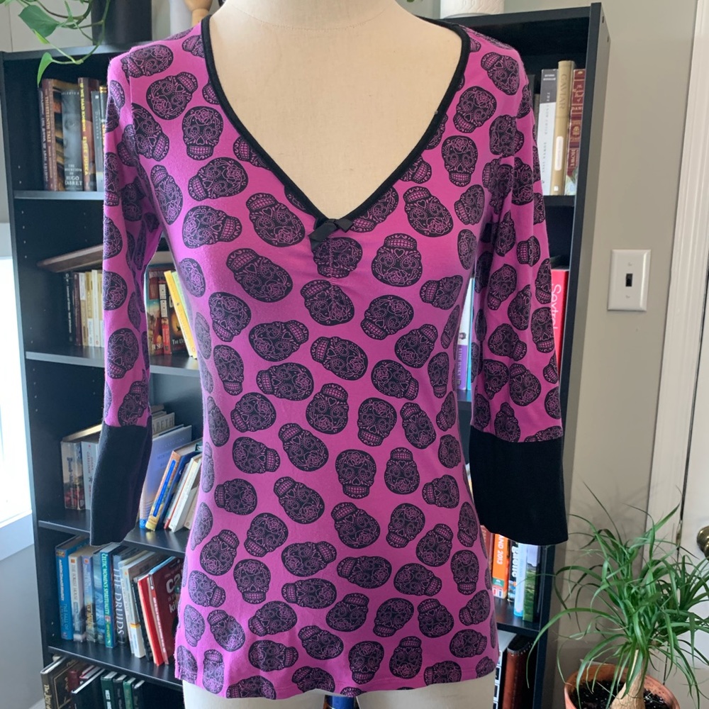 Vintage Betsy Johnson Sugar Skull Tee